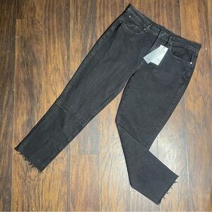 Hale Nico Sweetheart Boyfriend Black Denim Jeans